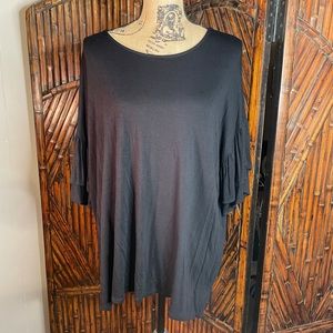 Ladies Agnes & Dora 3X Ruffle Top Preowned